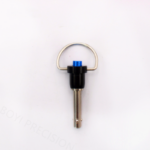 Button handle lock pins